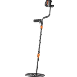 VEVOR Metal Detector for Adults, 12", Professional High Accuracy Gold Detector, IP68 Waterproof Search Coil with Display, Headphones, 6 Modes, Adjustable Length, for Detecting Gold Treasure Hunting