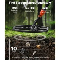 VEVOR Metal Detector for Adults, 10
