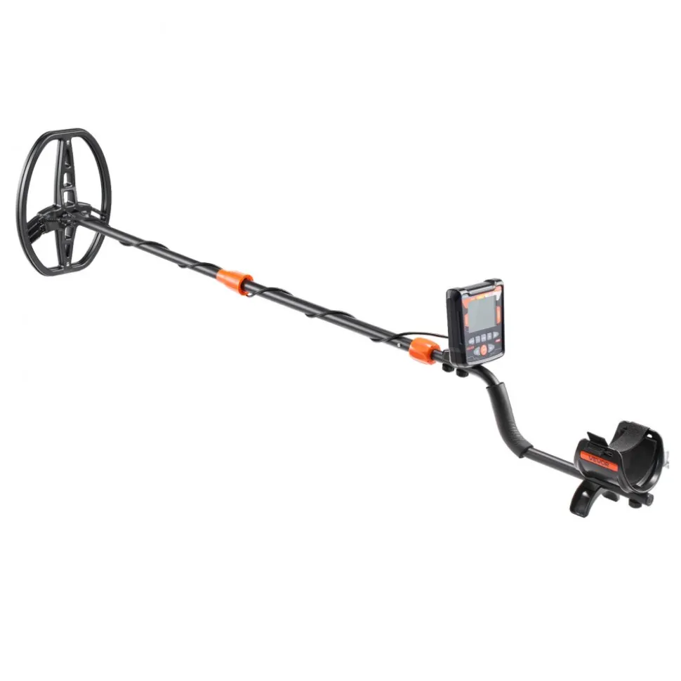 VEVOR Metal Detector for Adults, 10", Professional High Accuracy Gold Detector, IP68 Waterproof Search Coil with Display, Headphones, 5 Modes, Adjustable Length, for Detecting Gold Treasure Hunting