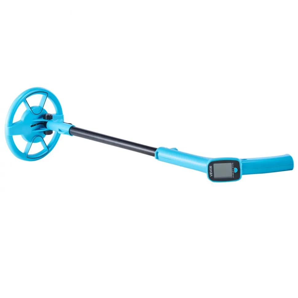 VEVOR Metal Detector, 4", Lightweight Metal Detector with LCD Display, 6" IP68 Waterproof Search Coil, Adjustable 25.6"-36.6" High Accuracy Gold Detector, Easy to Use, for Detecting Gold Exploration