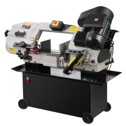 VEVOR Metal Horizontal Band Saw, 7 x 12 in Rectangular Cutting Capacity, 110/220V Metal Vertical Cutting Bandsaw with 1.1 kW Motor, 0-45° Angle Adjustment, Variable Speed, for Metal, Wood, and Plastic