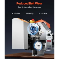 VEVOR Metal Lathe Machine, 8.7 x 18 in, Precision Bench Power Metal Lathe, Automatic Feed, 0-2500 RPM Variable Speed, 1250W Brushless Motor, for Processing Precision Parts Soft Metals Wood Plastics