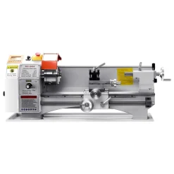 VEVOR Metal Lathe Machine, 8.7 x 18 in, Precision Bench Power Metal Lathe, Automatic Feed, 0-2500 RPM Variable Speed, 1250W Brushless Motor, for Processing Precision Parts Soft Metals Wood Plastics