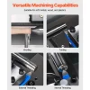 VEVOR Metal Lathe, 8 x 16 in, 550W Benchtop Lathe Machine, 0-2500 RPM Variable Speed, with 0.0003 in Spindle Accuracy Metal Gear, for Processing Precision Parts Imperial/Metric Thread Soft Metals Wood