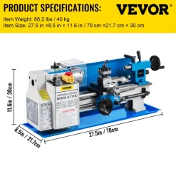 VEVOR Metal Lathe 7