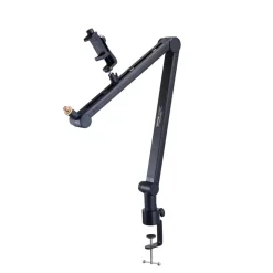 VEVOR Microphone Boom Arm with Desk Mount, 360° Rotatable, Adjustable Mic Stand with 3/8