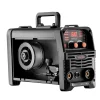 VEVOR MIG Welder, 130Amp Synergic Mig Welding Machine, 3-in-1 Flux Core MIG/Stick/Lift TIG Multi-Process Welder Machine, 110V Portable Mig Welder with IGBT Inverter Technology & Digital Display Screen