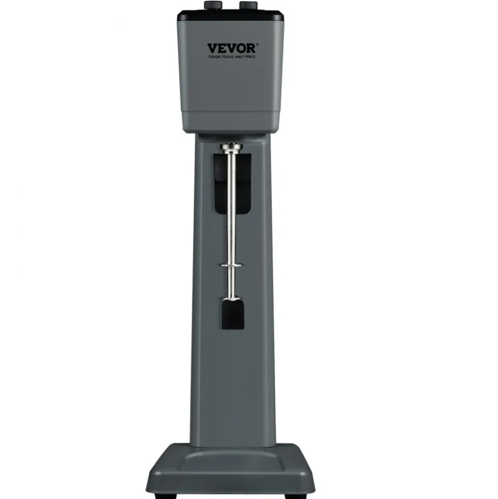 VEVOR Milkshake Machine, 375W Milkshake Maker Mixer, Single Head Drink Mixer Blender Machine, 3-Speed Milkshake Blender with 820ml Stainless Steel Cup for Commercial