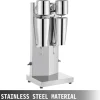 VEVOR Milkshake Maker Kit, Stainless Steel Electric Milkshake Maker, 180W Milkshake Machine, Double Head Classic Milkshake Maker with 800ml Cup, Silver Milkshake Maker Machine, 2 Speed Adjustable