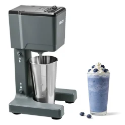 VEVOR Milkshake Maker, 150W Milk Shake Maker Mixer, Single Head Drink Mixer Blender Machine, Dual-Speed Adjustment Milkshake Blender with Stainless Steel Cup, for Home, Kitchen, Bar & Beverage Shop