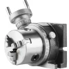 VEVOR Milling Machine Rotary Table, 4''/100 mm, Versatile Horizontal & Vertical Design, Precision Crafted, Includes 3.1''/80 mm 3-Jaw Chuck, M10 T-Bolts & Nuts, Ideal for Engineering & Indexing