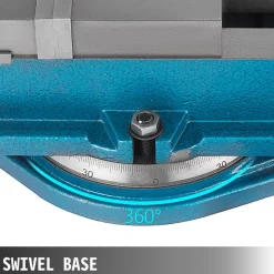 VEVOR Milling Vise 4 Inch,Bench Clamp Vise High Precision Clamping,Mill Vise Ductile Iron Material with 360 Degree Swiveling Base