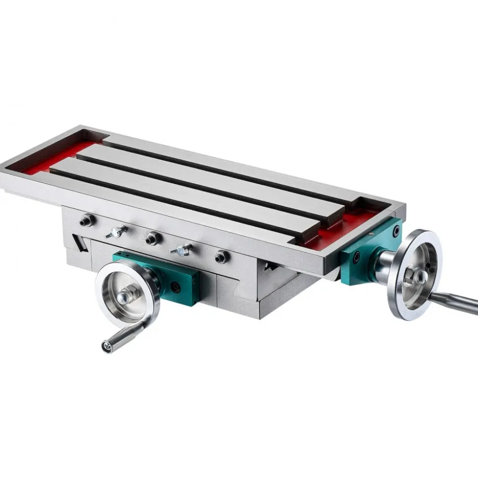 VEVOR Milling Working Table 17.7 X 6.7 Inch, Compound Milling Machine Work Table 2 Axis 4 Ways Move, Multifunction Milling Working Table Heavy-duty Structure,for Milling and Drilling Machine