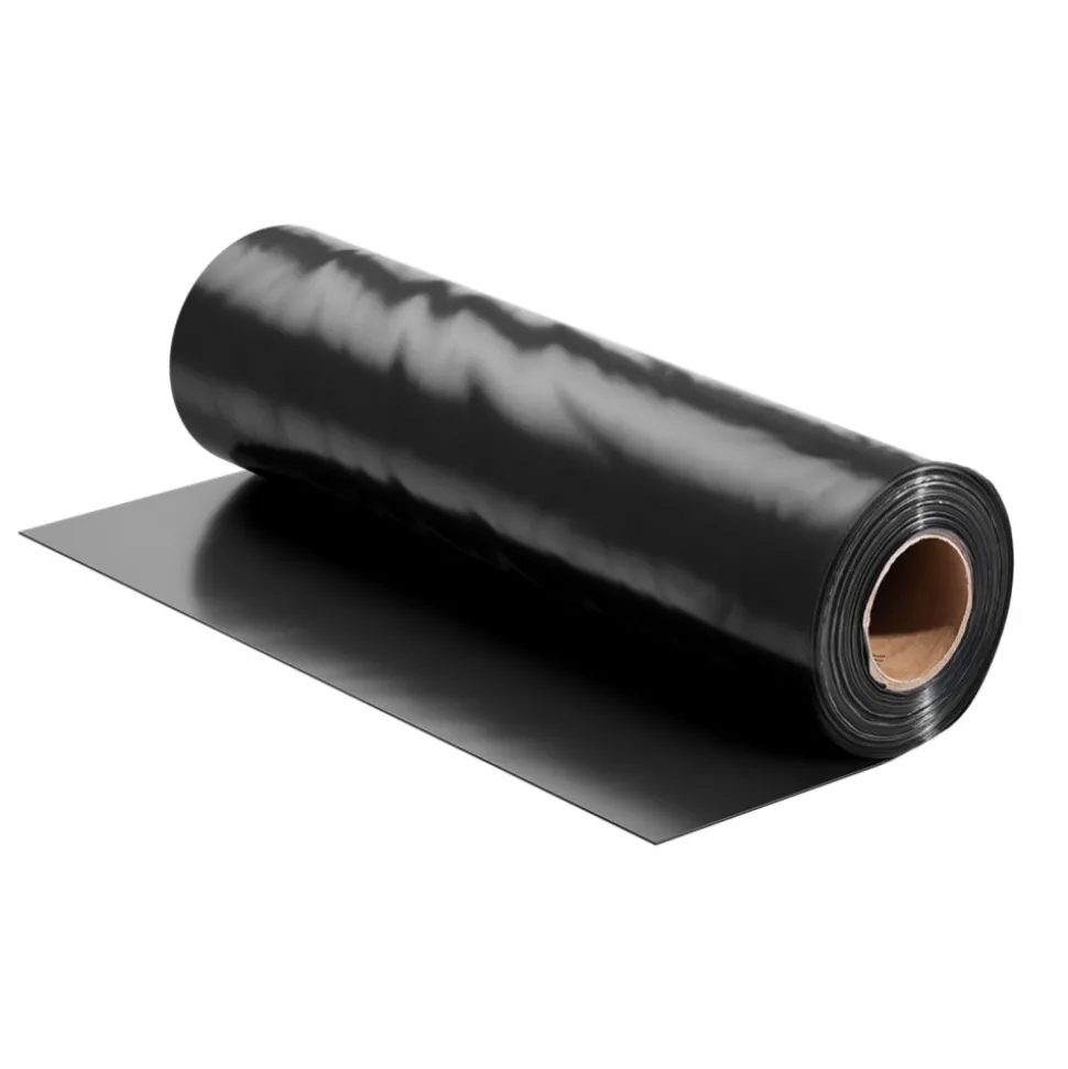 VEVOR 10 Mil Plastic Sheeting Heavy Duty 10' x 100', Thick Plastic Sheeting Roll, Plastic Drop Cloth Painters Tarp, Polyethylene Covering for Crawl Space Vapor Barrier, Multi-Purpose, Black