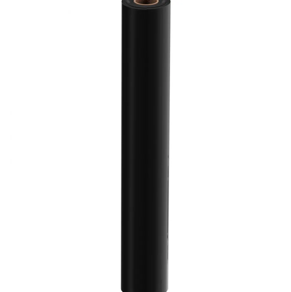 VEVOR 4 Mil Plastic Sheeting 6' x 100' Black Heavy Duty Polyethylene Roll, Thick Plastic Roll for Garden, Drop Cloth Painters Tarp, Polyethylene Covering for Crawl Space Vapor Barrier, Weed Control
