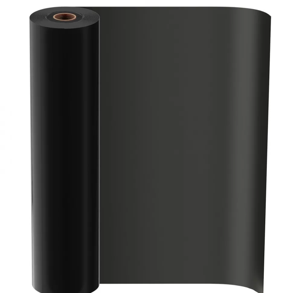 VEVOR 6 Mil Plastic Sheeting 20' x 100' Black Heavy Duty Polyethylene Roll, Thick Plastic Roll for Garden, Drop Cloth Painters Tarp, Polyethylene Covering for Crawl Space Vapor Barrier, Weed Control