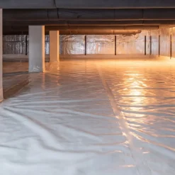 VEVOR 12 Mil Plastic Sheeting 10' x 100' Heavy Duty Thick Polyethylene Roll, Plastic Drop Cloth Painters Tarp, Polyethylene Covering for Crawl Space Vapor Barrier, Weed Control, Garden, Black & White