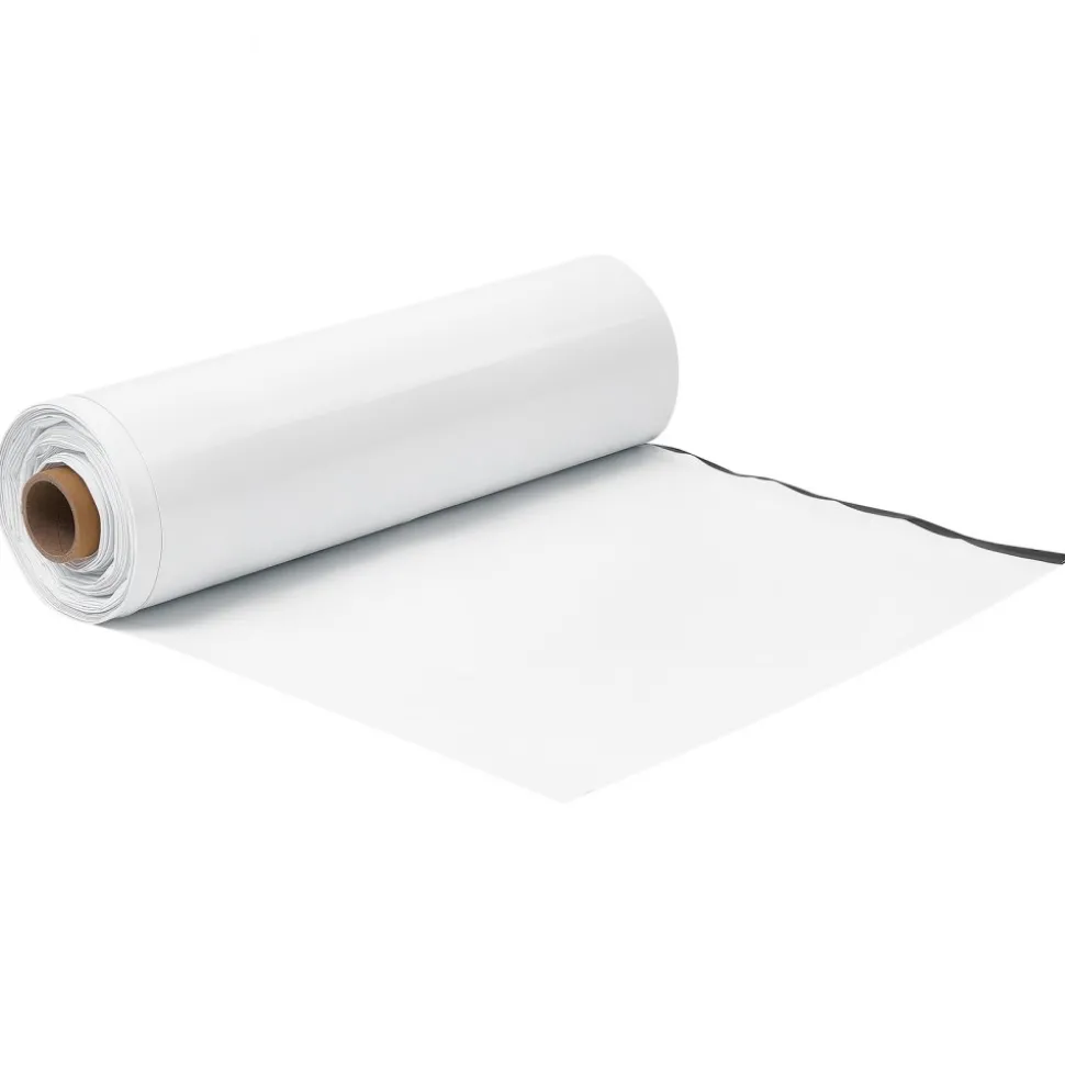 VEVOR 12 Mil Plastic Sheeting 10' x 100' Heavy Duty Thick Polyethylene Roll, Plastic Drop Cloth Painters Tarp, Polyethylene Covering for Crawl Space Vapor Barrier, Weed Control, Garden, Black & White