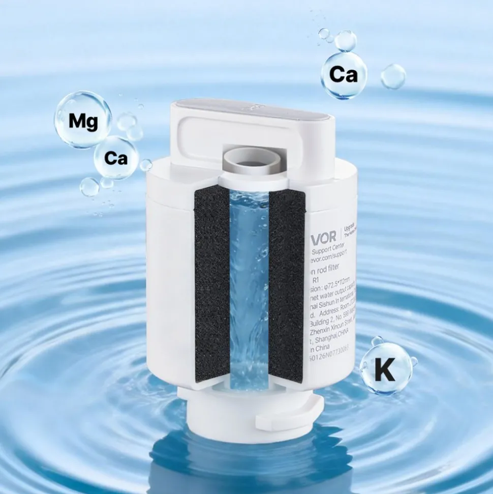 VEVOR Mineralization Filter Replacement – Remineralization Alkaline Water Filter for Reverse Osmosis System, Balances pH & Restores Minerals, Compatible with X811B Ice Maker Water Dispenser