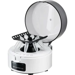 VEVOR Mini Centrifuge Machine, 3013xg RCF Electric Laboratory Centrifuge Machine with 2-in-1 Rotor for 0.2/1.5/2ml Tube Capacity, Fixed Speed 7000r/min, Low Noise, Widely Used in Various Experiments
