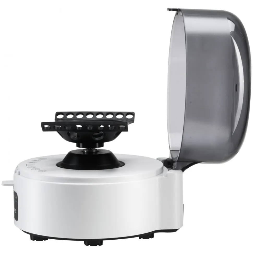 VEVOR Mini Centrifuge Machine, 3013xg RCF Electric Laboratory Centrifuge Machine with 2-in-1 Rotor for 0.2/1.5/2ml Tube Capacity, Fixed Speed 7000r/min, Low Noise, Widely Used in Various Experiments