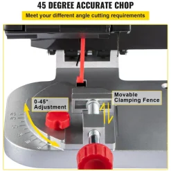 VEVOR Mini Miter Cut-off Chop Saw, Two 2-5/16