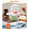 VEVOR Mini Pottery Wheel, 2 in and 3 in Turntables, Adjustable Speed, Electric Clay Wheel for Kids and Beginners, Complete Pottery Set with Clay Sculpting Tools, Gift for Boys and Girls, Green