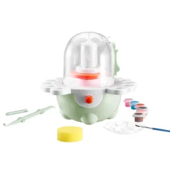 VEVOR Mini Pottery Wheel, 2 in and 3 in Turntables, Adjustable Speed, Electric Clay Wheel for Kids and Beginners, Complete Pottery Set with Clay Sculpting Tools, Gift for Boys and Girls, Green