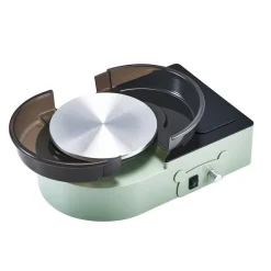 VEVOR Mini Pottery Wheel, 6 inch Turntable, Forward and Reverse Rotation, Adjustable Speed, Electric Clay Wheel for Kids and Adults, with Clay Shaping Tools, for Home DIY, Pottery Classes, Green