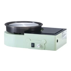 VEVOR Mini Pottery Wheel, 6 inch Turntable, Forward and Reverse Rotation, Adjustable Speed, Electric Clay Wheel for Kids and Adults, with Clay Shaping Tools, for Home DIY, Pottery Classes, Green