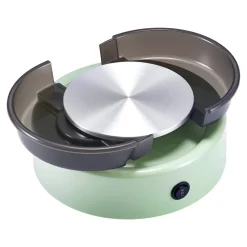 VEVOR Mini Pottery Wheel, 6 inch Turntable, Forward and Reverse Rotation, Adjustable Speed, Electric Clay Wheel for Kids and Beginners, with Shaping Tools, for Home DIY, Pottery Classes, Green