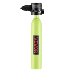 VEVOR Mini Scuba Tank, 0.5L Portable Diving Tank for Underwater Breathing, Reusable Lung Diving Cylinder up to 10 Minutes Dive Time, Emergency Rescue Pony Bottle with Pump, Bag, Lanyard for Snorkeling