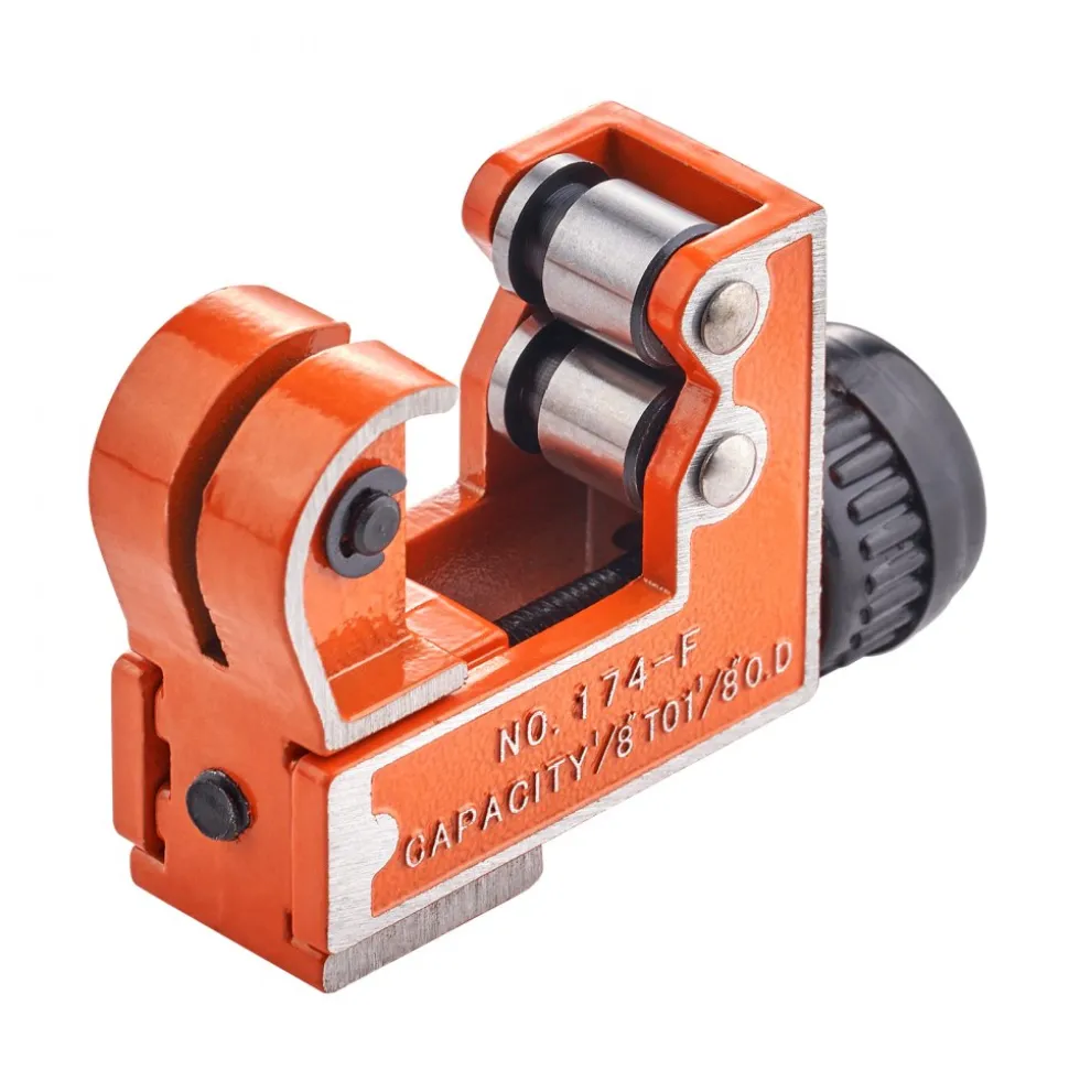 VEVOR Mini Tubing Cutter, 1/8" - 1-1/8" O.D. Mini Copper Pipe Cutter, Heavy Duty Compact Tube Cutter Tool with High-Speed SKD Blade for Copper, Aluminum, Galvanized, Plastic Pipes