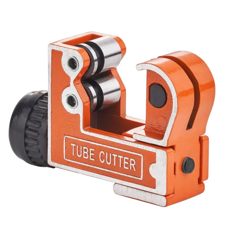 VEVOR Mini Tubing Cutter, 1/8" - 1-1/8" O.D. Mini Copper Pipe Cutter, Heavy Duty Compact Tube Cutter Tool with High-Speed SKD Blade for Copper, Aluminum, Galvanized, Plastic Pipes