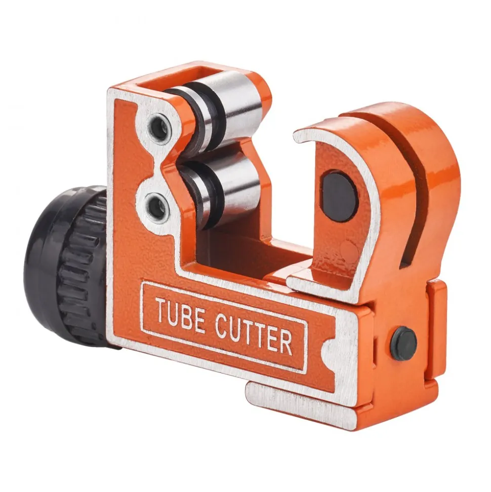 VEVOR Mini Tubing Cutter, 1/8" - 1-1/8" O.D. Mini Copper Pipe Cutter, Heavy Duty Compact Tube Cutter Tool with High-Speed SKD Blade for Copper, Aluminum, Galvanized, Plastic Pipes
