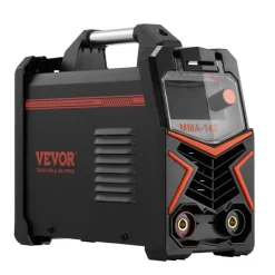 VEVOR MMA Welder, 140A 4-in-1 Welding Machine - MMA (Stick)/DC Pulse MMA/DC Pulse TIG/Lift TIG, 110 & 220V Dual Voltage Electric Welder with LED Display, Synergic Control, IGBT Inverter Hot Start