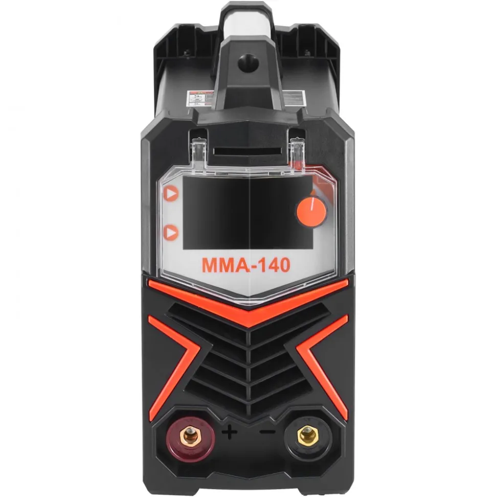 VEVOR MMA Welder, 140A 4-in-1 Welding Machine - MMA (Stick)/DC Pulse MMA/DC Pulse TIG/Lift TIG, 110 & 220V Dual Voltage Electric Welder with LED Display, Synergic Control, IGBT Inverter Hot Start
