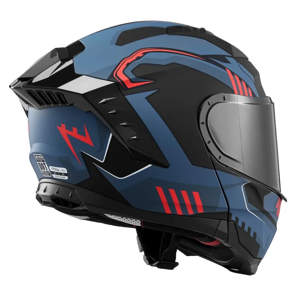 VEVOR Modular Motorcycle Helmet, Flip up Full Face Helmet with Dual Visor, Lightweight Comfortable Adult Motocross Street Bike Helmet for Men and Women - DOT & ECE Approved (M Size)