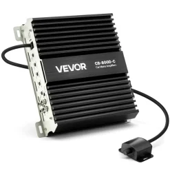 VEVOR Monoblock Car Amplifier, 800W RMS MAX, 1/2/4 Ohm Stable, 1-Channel Class D Car Audio Amplifier with Remote Subwoofer Level Control, Low Pass Filter, Bass Boost & Phase Shift, Volume Controller