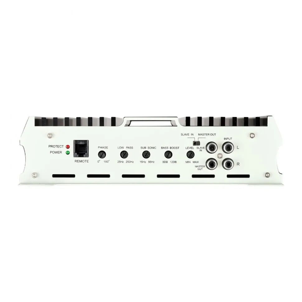 VEVOR Monoblock Car Amplifier, 800W RMS MAX, 1/2/4 Ohm Stable, 1-Channel Class D Car Audio Amplifier with Remote Subwoofer Level Control, Low Pass Filter, Bass Boost & Phase Shift, Volume Controller