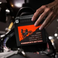 VEVOR Motorcycle Battery, 12 Volt 7Ah, LiFePO4 Lithium Pre-Charged Powersports Battery, Maintenance Free & High Performance, Compatible with ATV, Motorcycle, Jet Skis, Scooter, UTV, and More