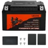 VEVOR Motorcycle Battery, 12 Volt 6Ah, LiFePO4 Lithium Pre-Charged Powersports Battery, Maintenance Free & High Performance, Compatible with ATV, Motorcycle, Jet Skis, Scooter, UTV, and More