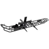 VEVOR Motorcycle Carrier, 400 lbs Capacity, Heavy Duty Aluminum Hitch Mount Rack with 47in Loading Ramp, Straps & Stabilizer, Scooter Dirt Bike Trailer Hauler for Car Truck with 2-Inch Hitch Receiver