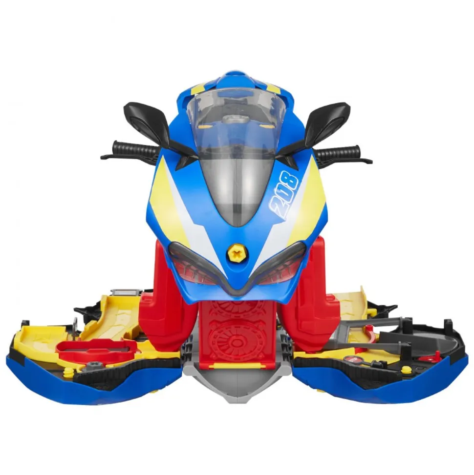 VEVOR Motorcycle Engine Toy, 25 Pieces, Motorcycle Mechanic Toy with Removable Parts, Lights & Sounds, Simulated Riding & Track Racing, Kids Mechanic Workshop Set for Toddler 3 Years and Up, Blue