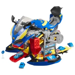VEVOR Motorcycle Engine Toy, 25 Pieces, Motorcycle Mechanic Toy with Removable Parts, Lights & Sounds, Simulated Riding & Track Racing, Kids Mechanic Workshop Set for Toddler 3 Years and Up, Blue