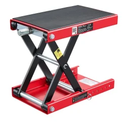 VEVOR Motorcycle Lift, 1100 lbs Motorcycle Scissor Lift Jack with Wide Deck & Lock Pin, 3.74