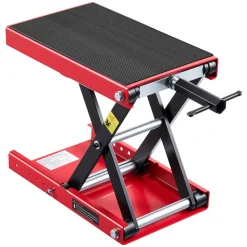 VEVOR Motorcycle Lift, 1100 lbs Motorcycle Scissor Lift Jack with Wide Deck & Lock Pin, 3.74