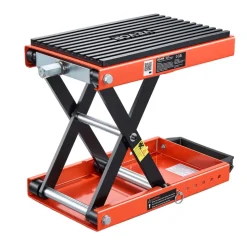 VEVOR Motorcycle Lift, 1500 lbs Motorcycle Scissor Lift Jack with Wide Deck & Lock Pin, 4.13