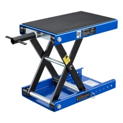 VEVOR Motorcycle Lift, 1100 lbs Motorcycle Scissor Lift Jack with Wide Deck & Lock Pin, 3.74
