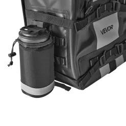 VEVOR Motorcycle Saddlebag, 56 L (28 L x 2) Large Capacity Side Saddle Bag Compatible with Most Motorcycles, Waterproof Fabric Outdoor Sports Motorbike Luggage Storage with Detachable Inner Bag, Black